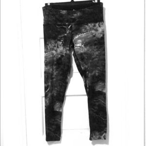 Gray, black and white Smokey leggings